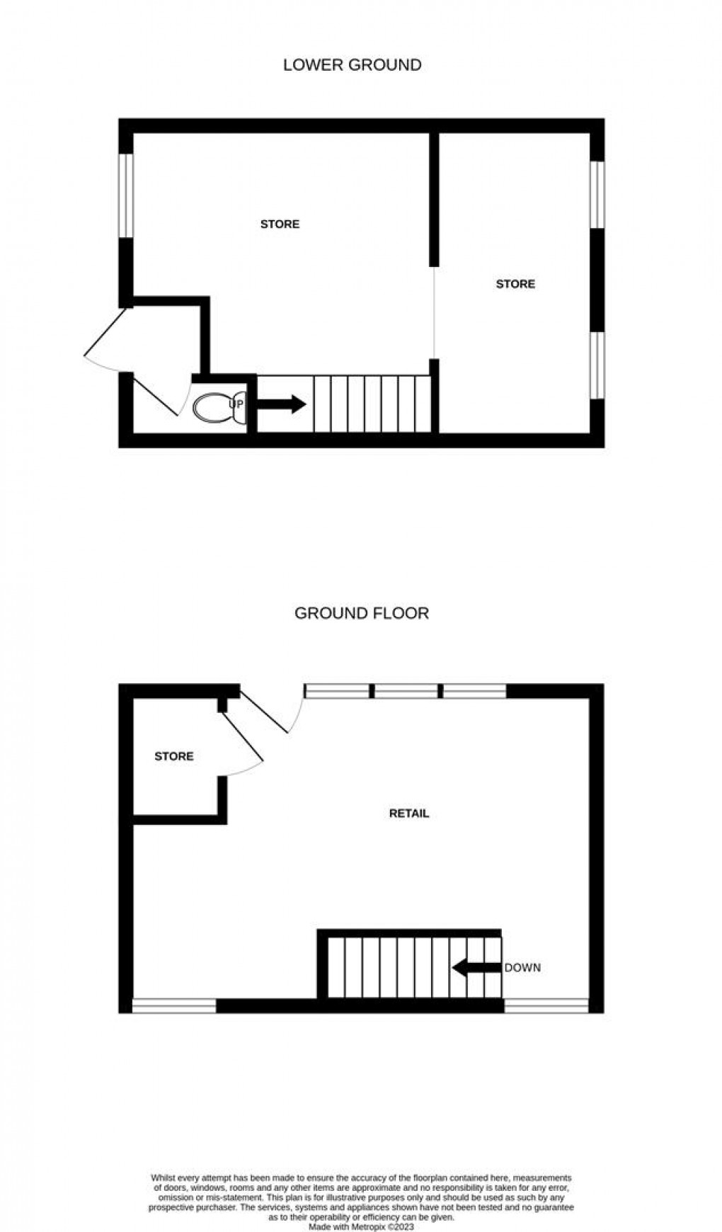 Floorplan for Cowling Chippy, Keighley Road, Cowling