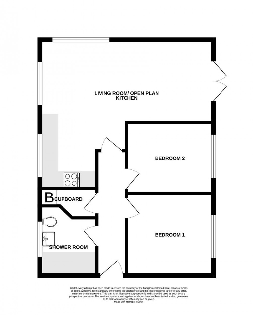 Floorplan for Caroline House, Providence Place, Skipton