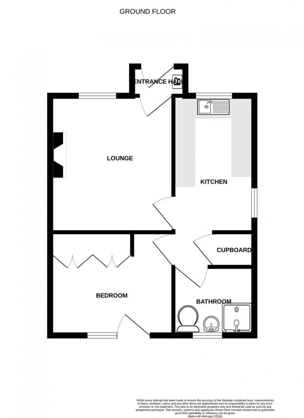 Floorplan for Dales View Cottages, Draughton