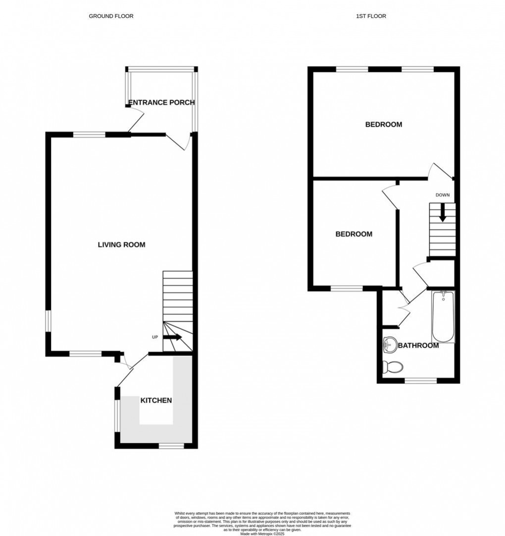 Floorplan for Brown Robin, Thornton In Craven