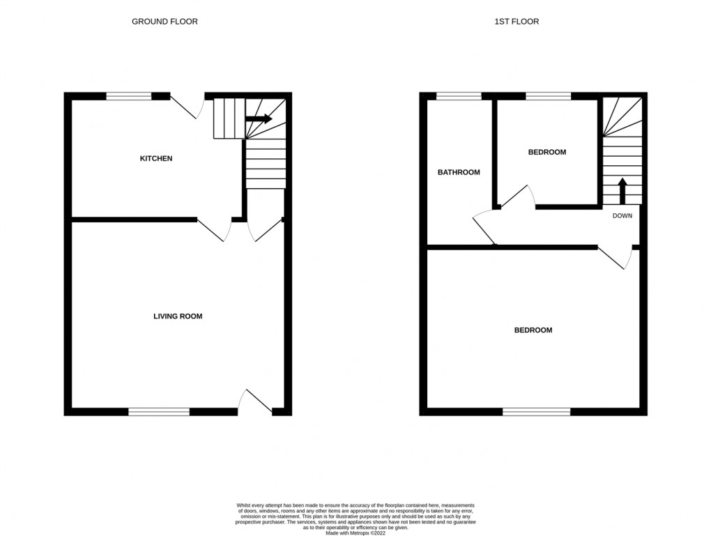 Floorplan for Chapel Street, Carleton