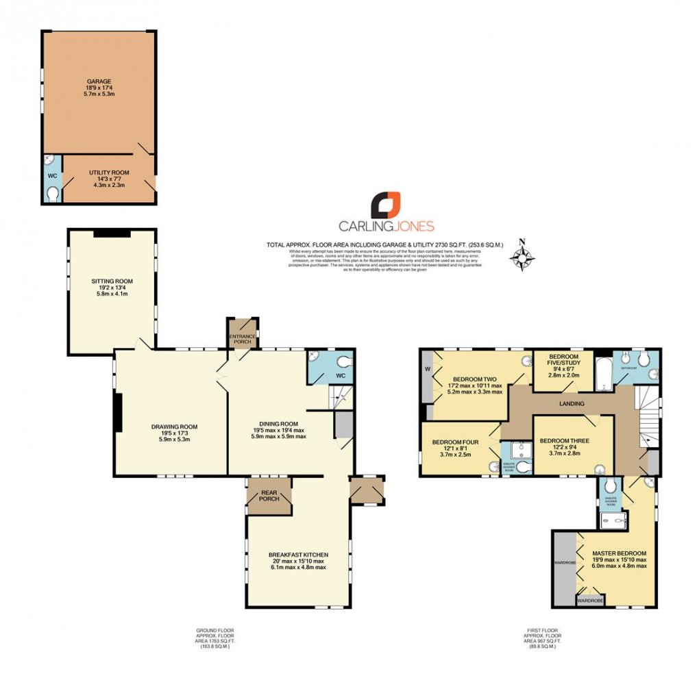 Floorplan for Cracked Castle, Skyreholme