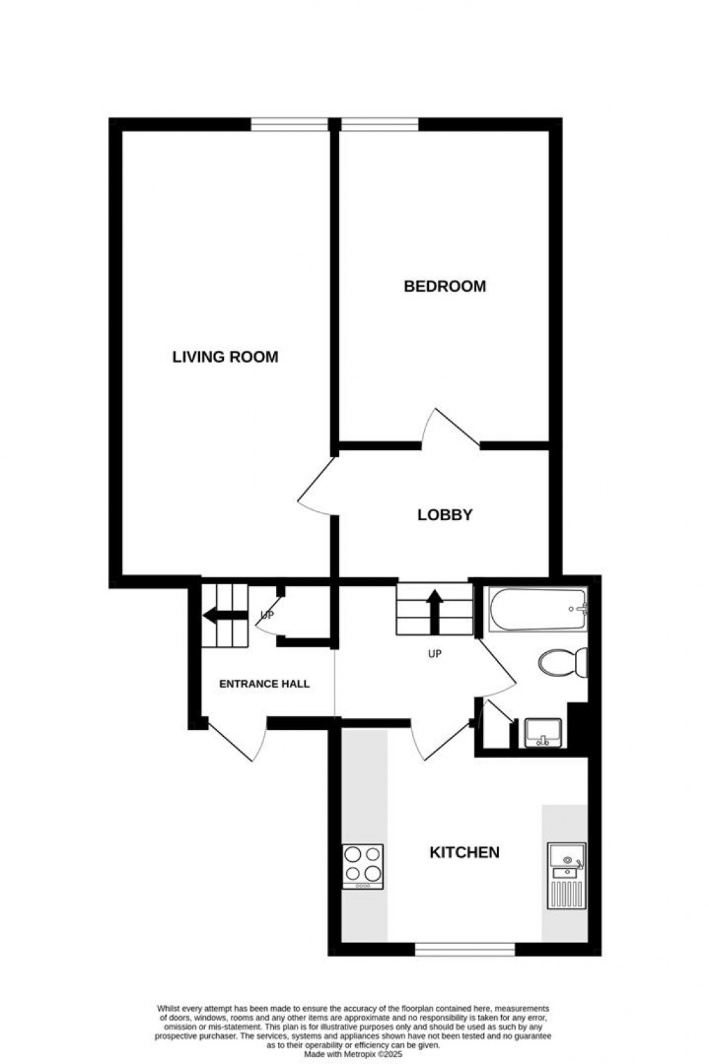 Floorplan for Apartment 2 Winterwell Buildings, Skipton