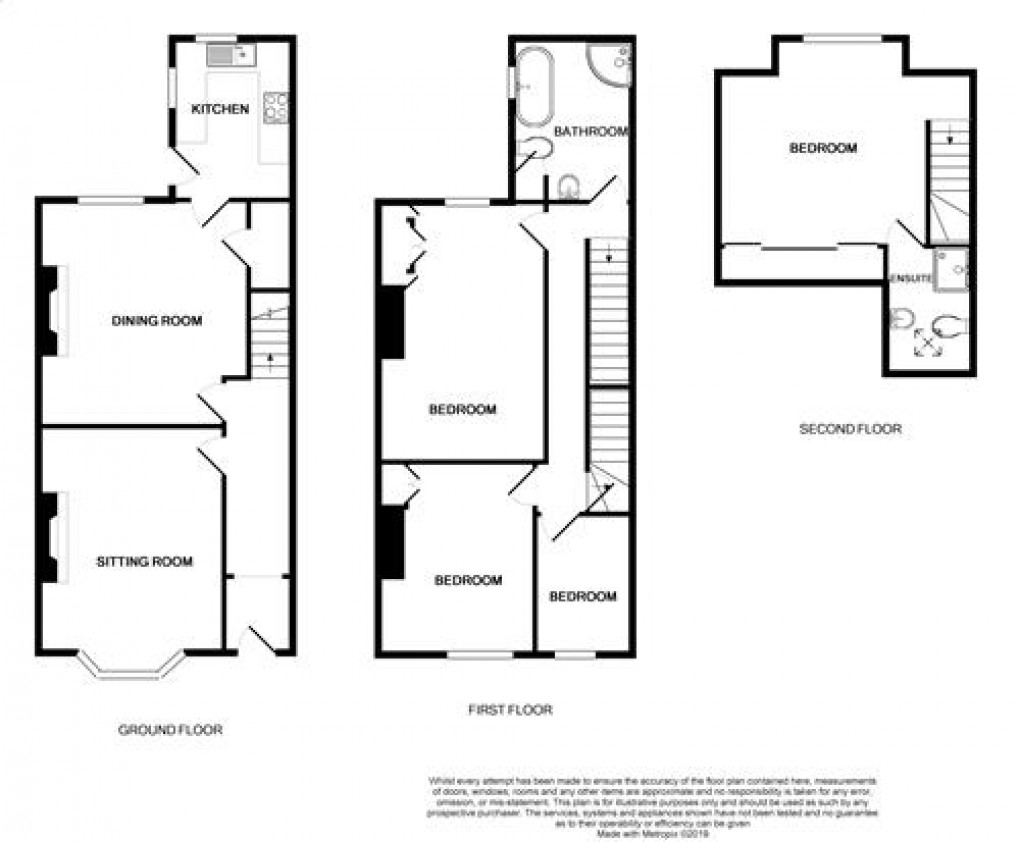 Floorplan for School Lane, Earby
