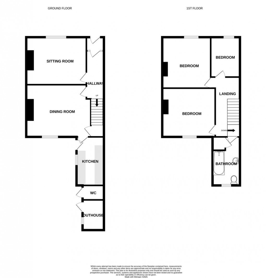 Floorplan for Brougham Street, Skipton