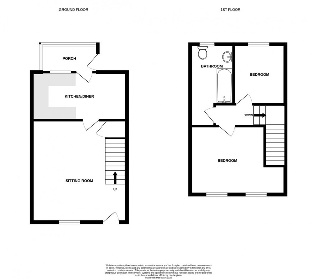 Floorplan for Keighley Road, Cowling