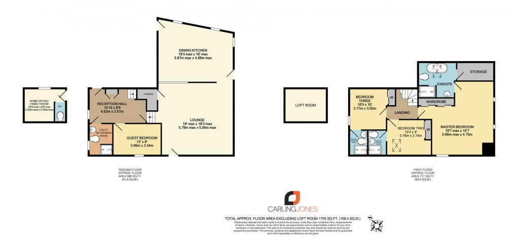 Floorplan for Cracked Castle Barn, Skyreholme
