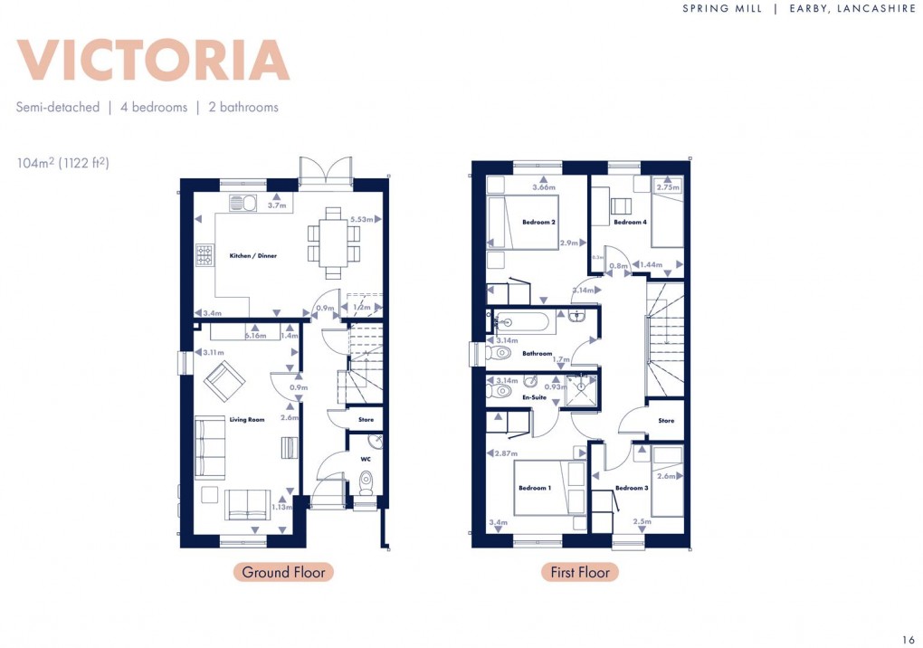 Floorplan for Bailey Street, Earby