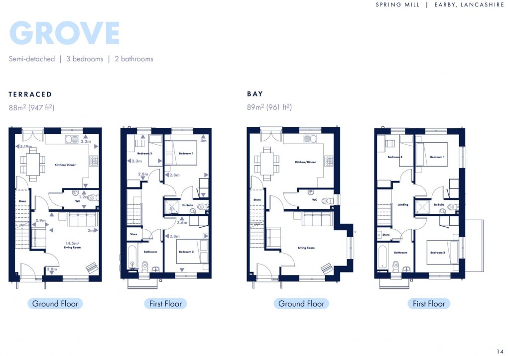 Floorplan for Bailey Street, Earby