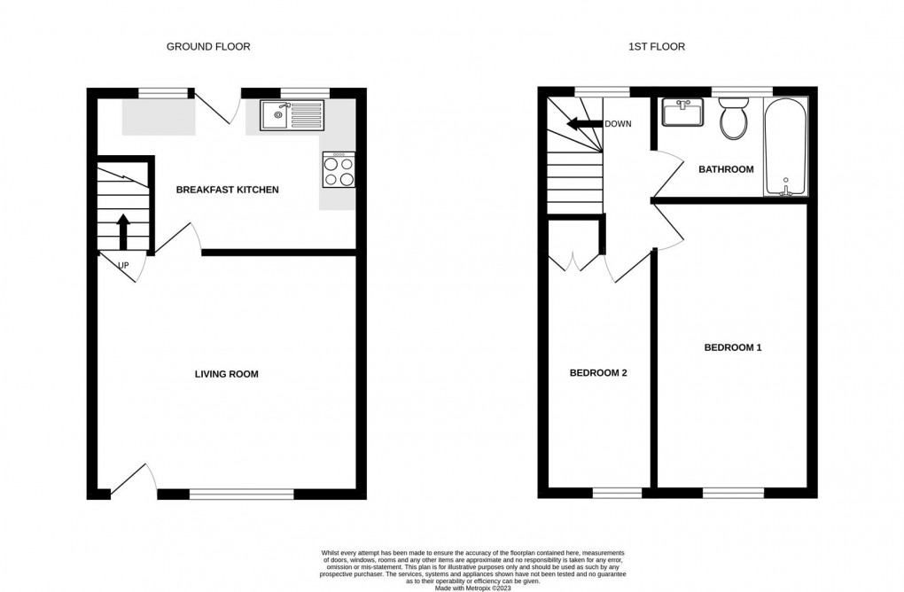 Floorplan for New Street, Carleton