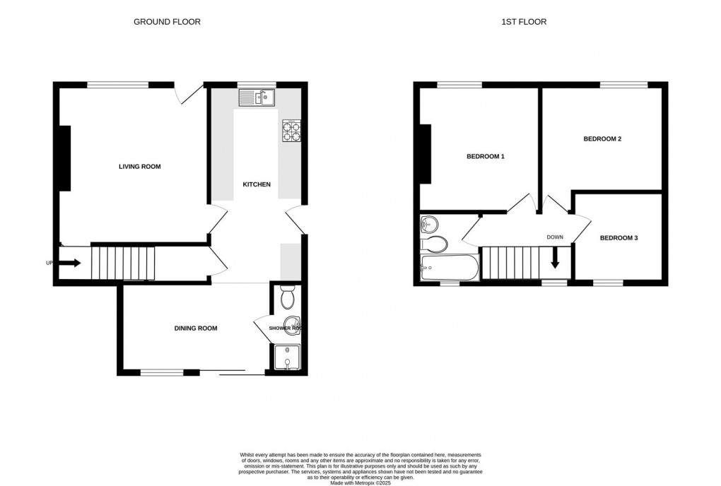Floorplan for Burnside Crescent, Skipton