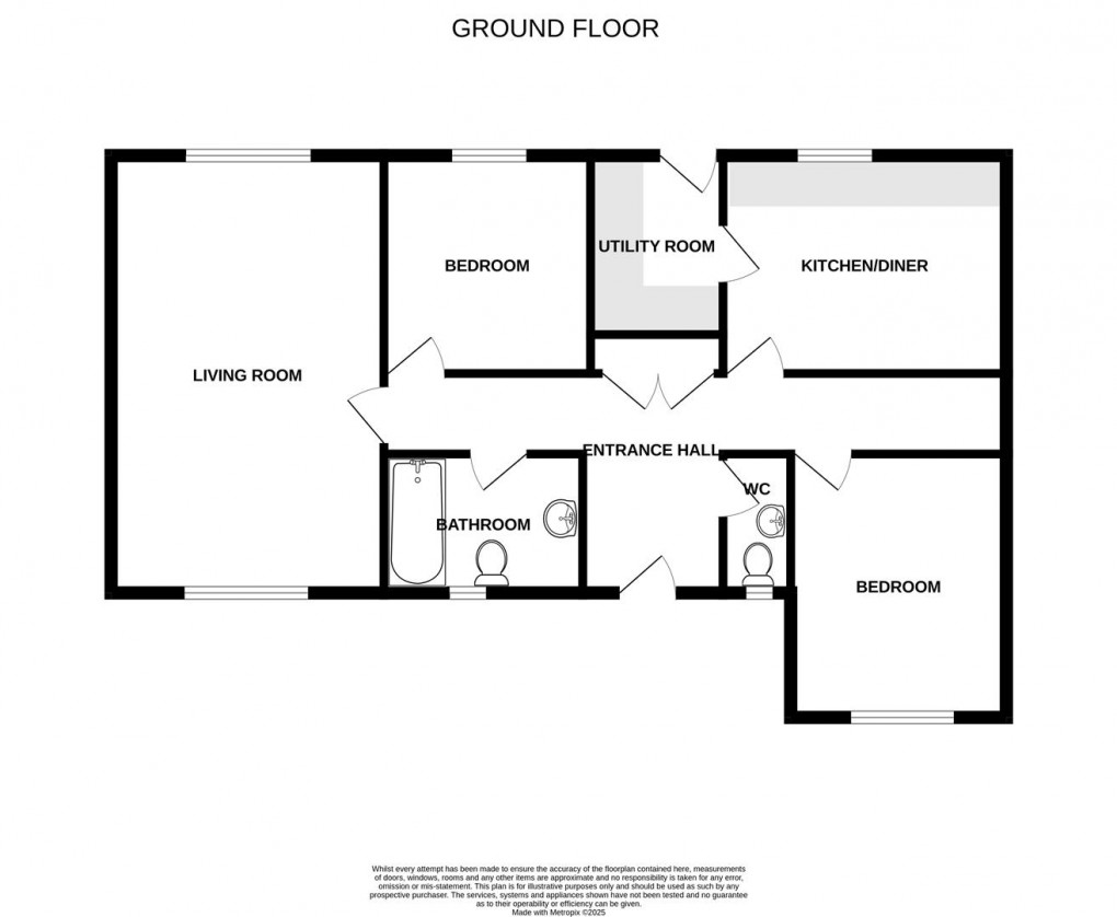 Floorplan for Overdale Park, Skipton