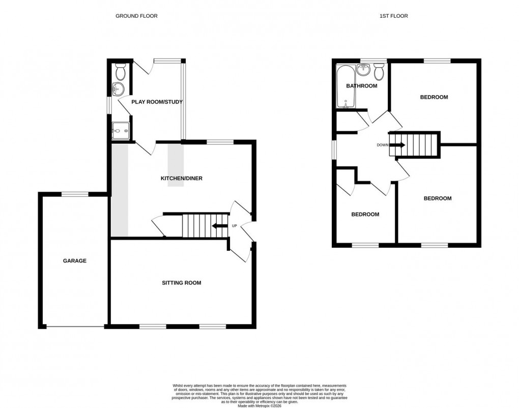 Floorplan for Lowfield Crescent, Silsden