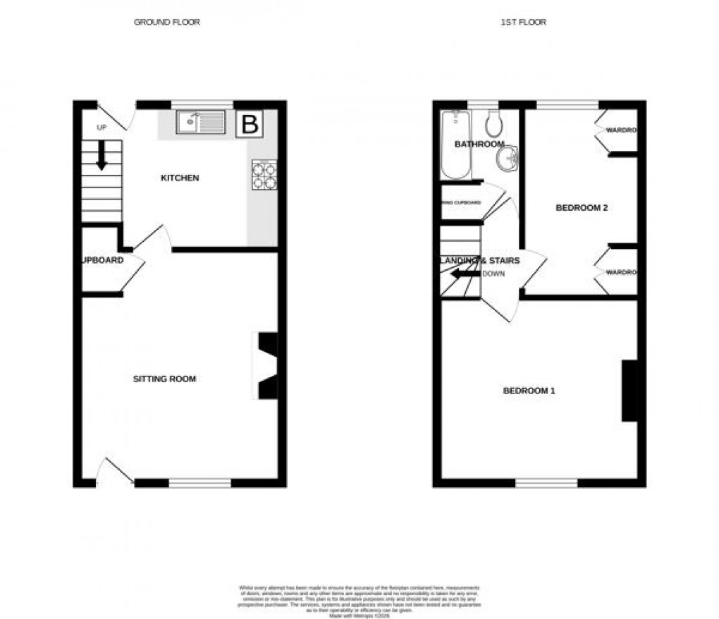Floorplan for Long Ing Lane, Barnoldswick