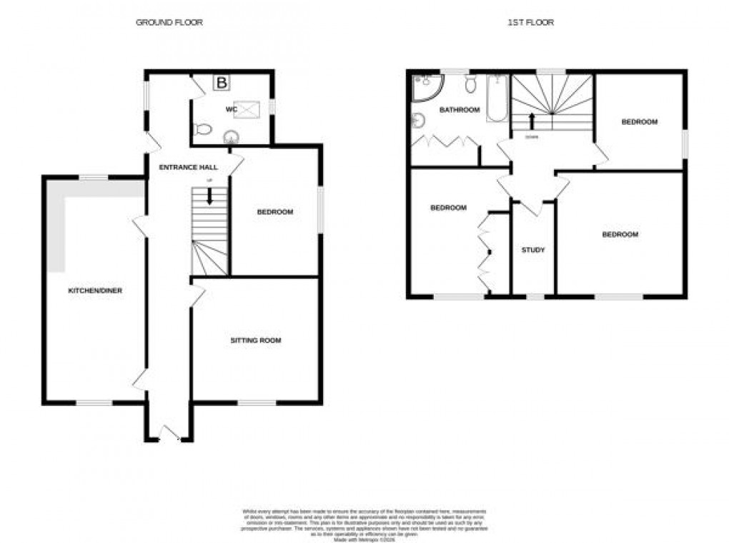 Floorplan for Burnsall, Skipton
