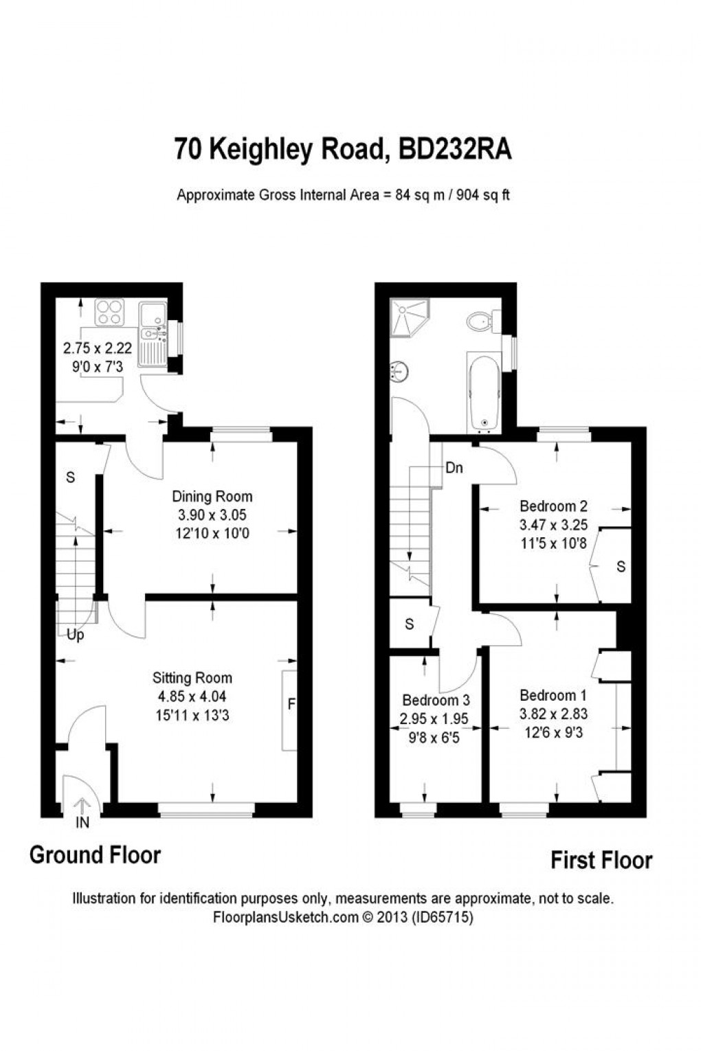 Floorplan for Keighley Road, Skipton