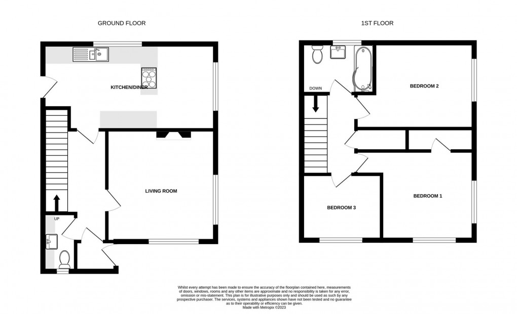 Floorplan for Dale Road, Carleton
