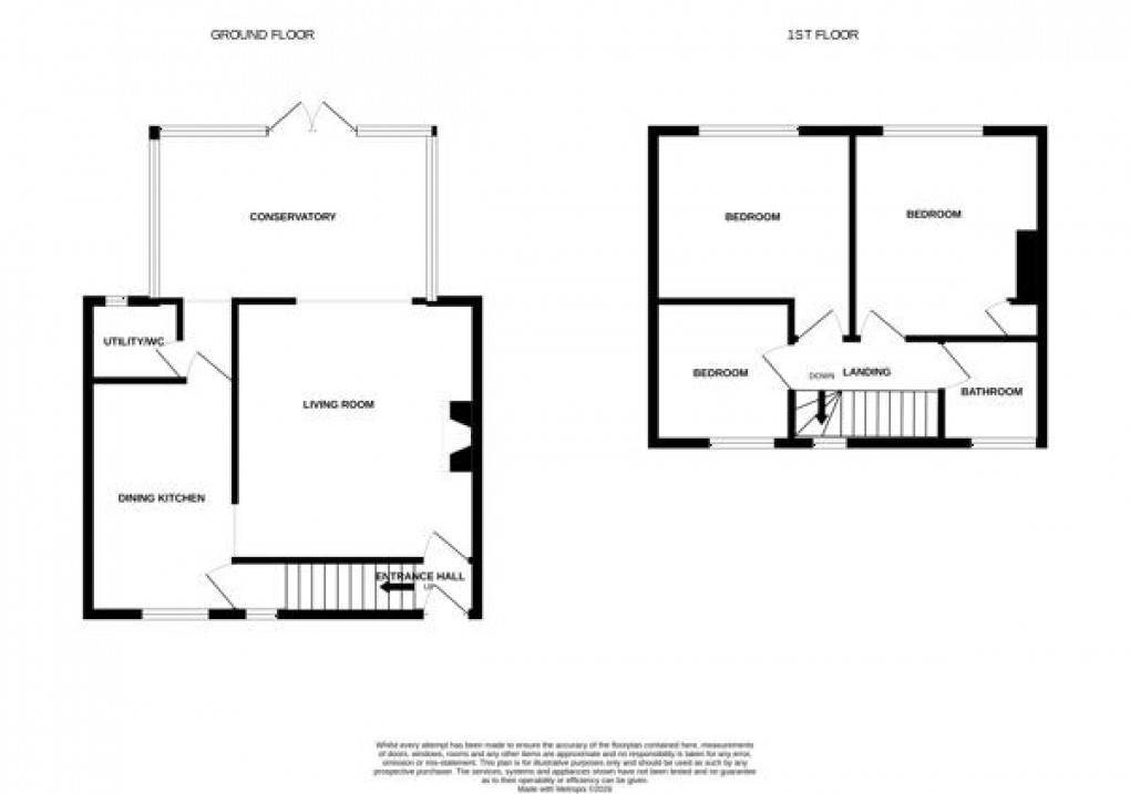 Floorplan for Burnside Crescent, Skipton