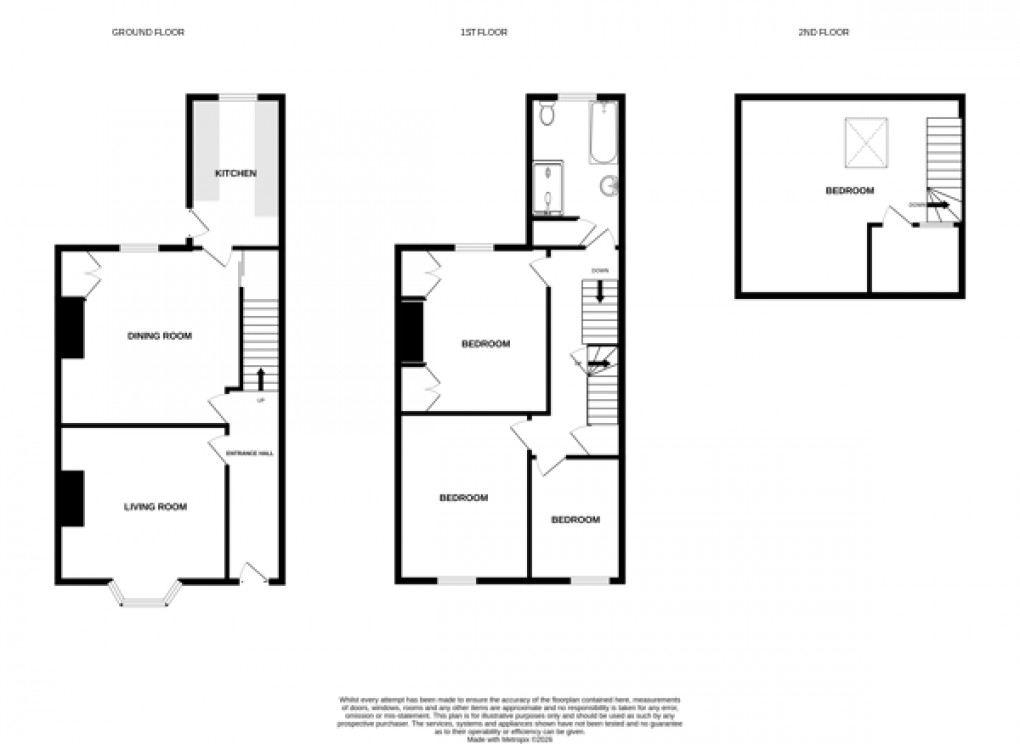 Floorplan for Kendal Road, Hellifield
