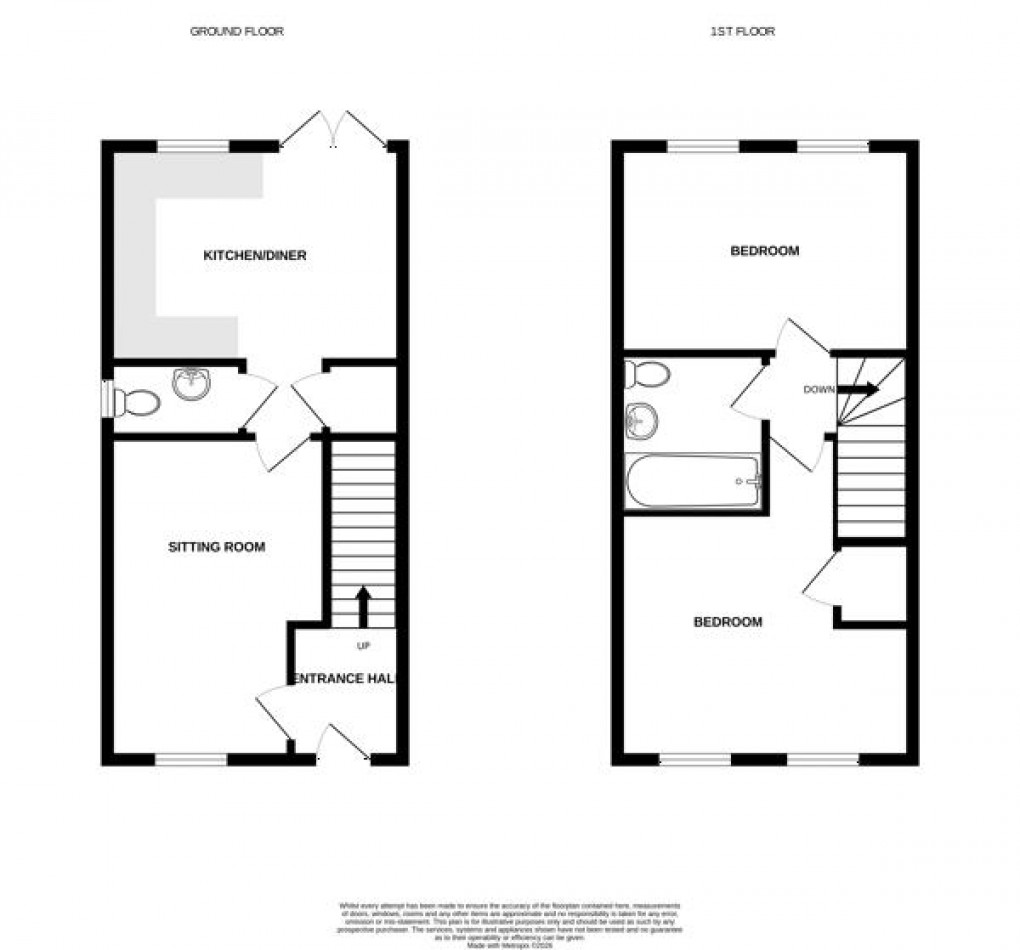 Floorplan for Lindley Moor Avenue, Skipton