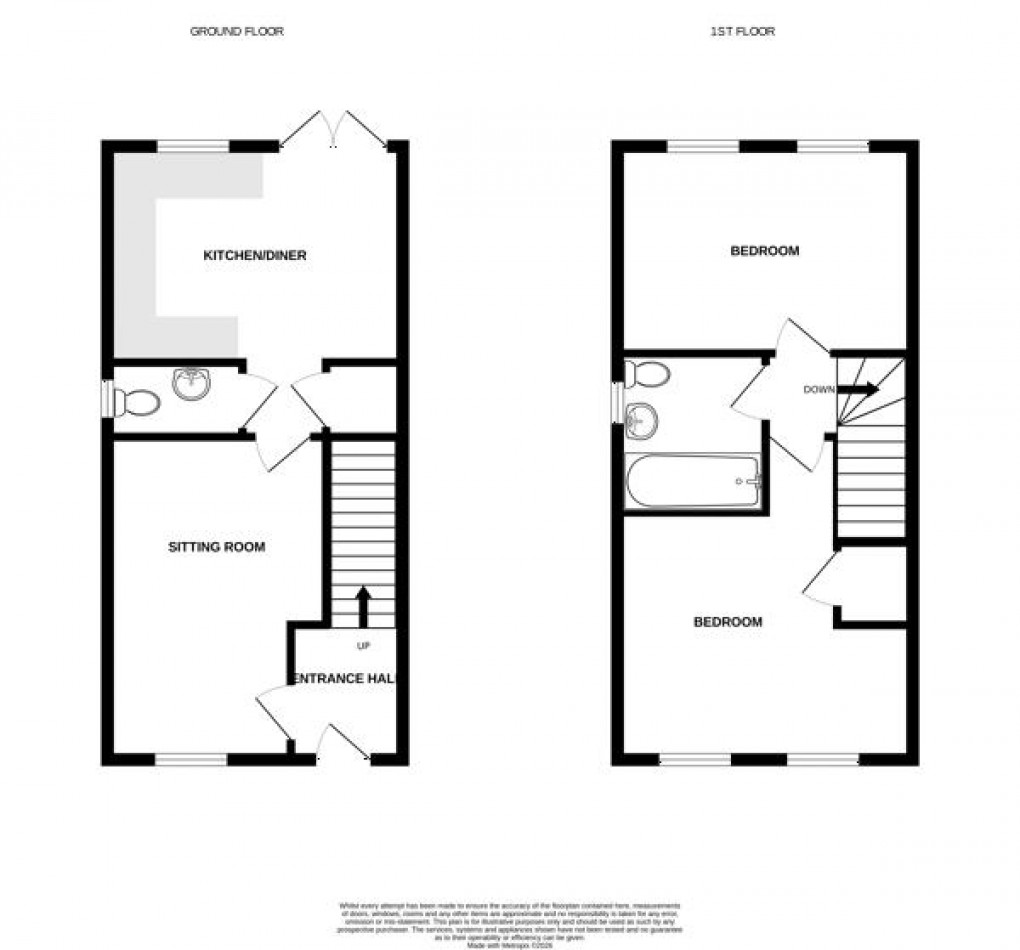 Floorplan for Lindley Moor Avenue, Skipton