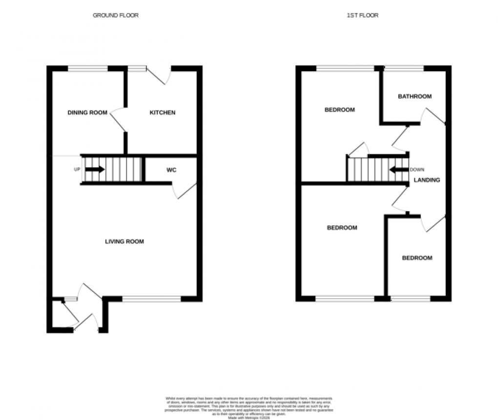 Floorplan for Thornton Close, Skipton